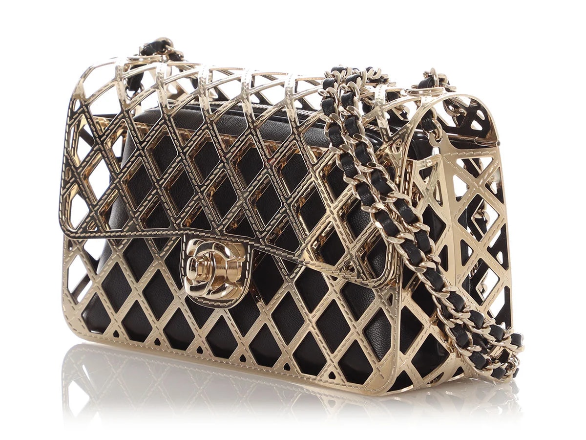 Chanel Small Metal Cage Flap 4