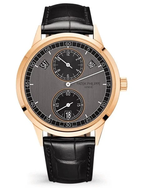 Worldofluxuryus — Patek Philippe Annual Calendar, Regulator Style Display 18K Rose Gold — Watch — resale