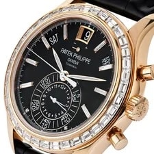 Patek Philippe Complications 40MM Black Diamond Index Markers Dial Rose... 3