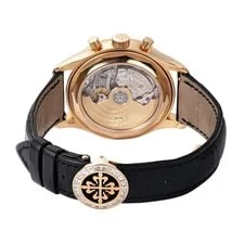 Patek Philippe Complications 40MM Black Diamond Index Markers Dial Rose... 4