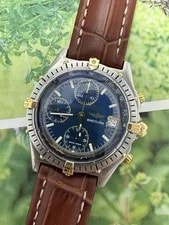 Breitling Chronomat Ref.81950 Case Steel/gold Automatic Caliber Size 39mm Blue 2