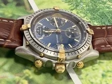Breitling Chronomat Ref.81950 Case Steel/gold Automatic Caliber Size 39mm Blue 4