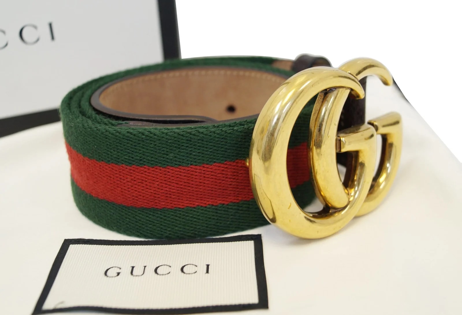 Gucci Web Belt With Double G Buckle 409416 4