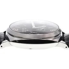 Panerai Radiomir 1940 PAM00628 45mm SS Black Dial Leather Strap GMT Power #C149 3