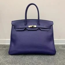 Hermès — Hermès Birkin 35 Encre With Palladium Hardware Auth — Handbag — resale