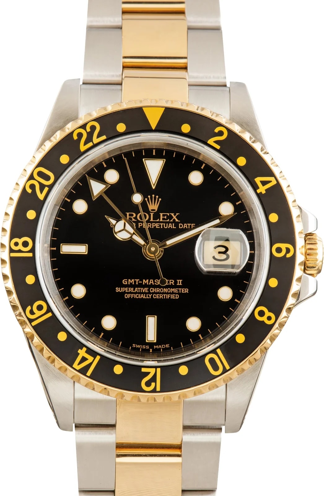 Rolex GMT-Master II Two Tone Ref 16713 Black Dial 2