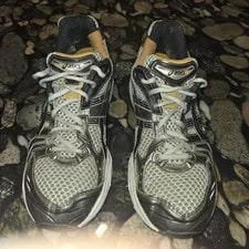 Asics Gel-Kayano 14 Running Shoes White Gold 3