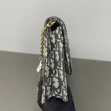 Dior Authentic Saddle Monogram Metal Free Tracked Shipping 4