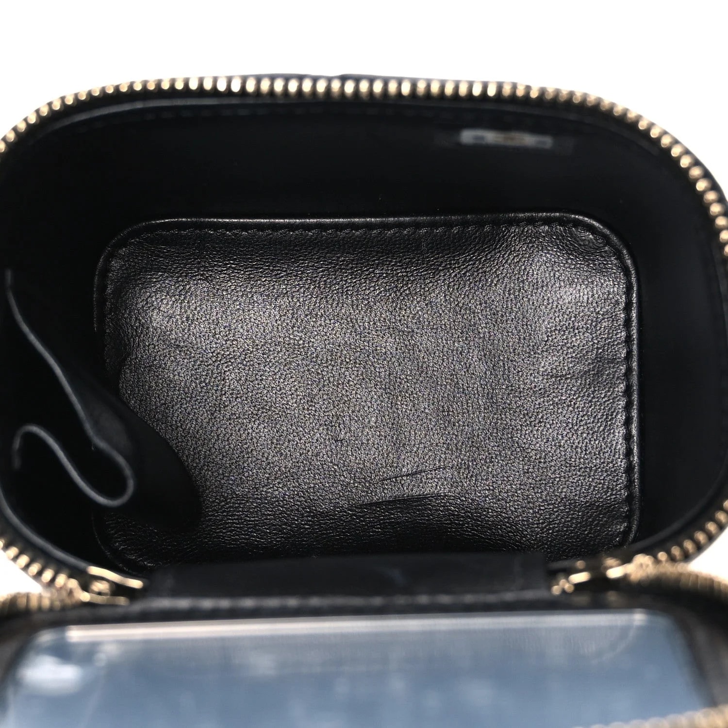 Metal Top Handle Vanity Case With Chain 4