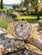 Audemars Piguet — Audemars Piguet Offshore 42MM Brick VS Custom Diamond Piece! — Watch — resale