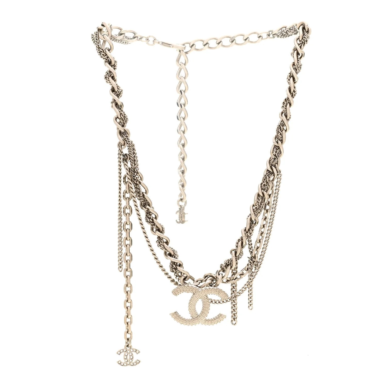 Metal Chain Link CC Strand Choker 3