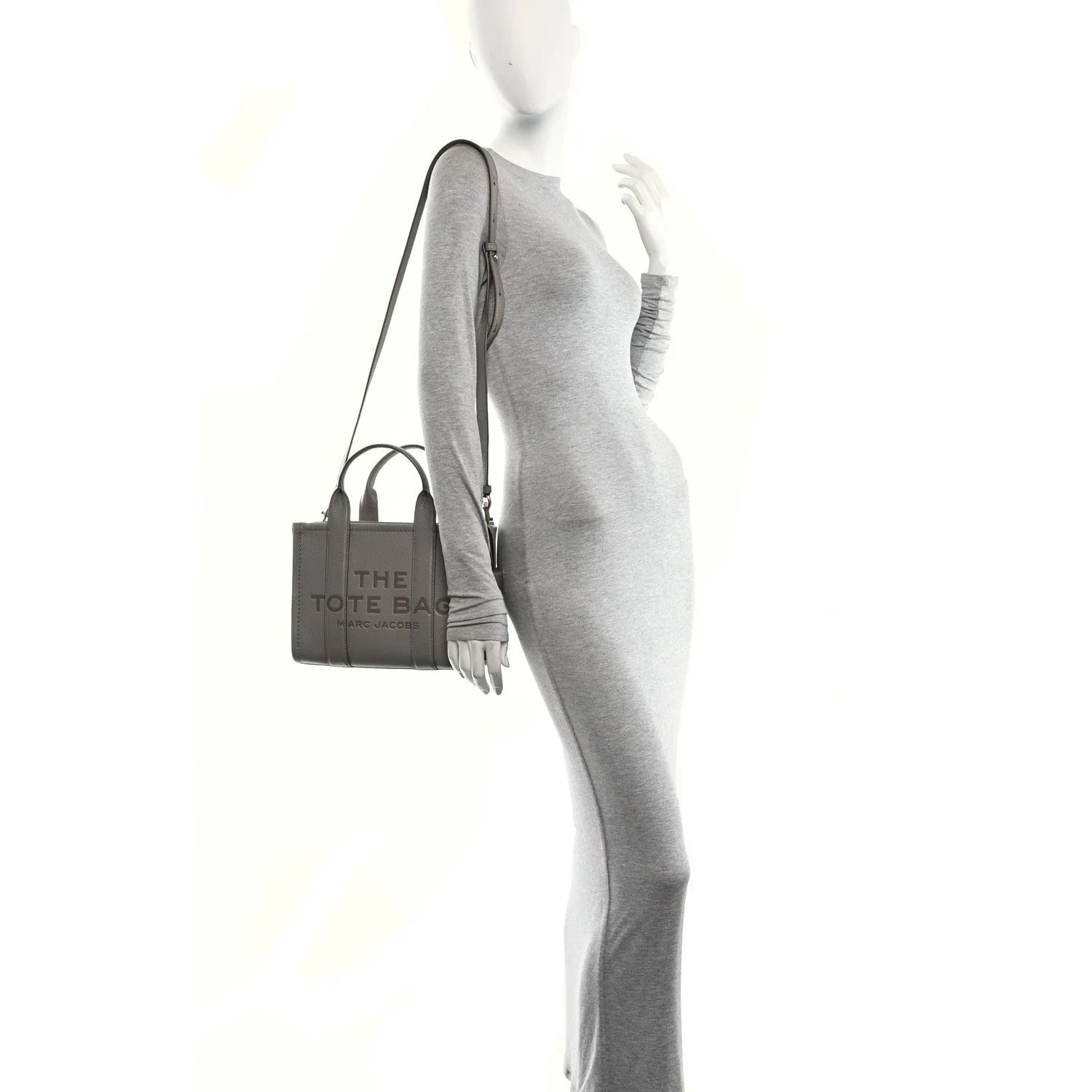 Grained Small the Tote Bag Cement 2