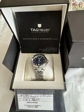 Heuer — 2022 Ta Heuer Link Calibre 5 Automatic Exc. Cond. WJ201C Blue Dial — Watch — resale