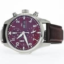 IWC — IWC Pilot's Chronograph Year of the Tiger Chinese New Year Steel Red — Watch — resale