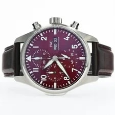IWC Pilot's Chronograph Year of the Tiger Chinese New Year Steel Red 2