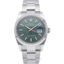 Rolex Datejust 36 126200 Stainless Steel 36mm Green Dial Automatic #LPW422 2