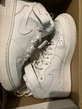 Nike Air Force 1 High Top Lace-Up Solid Athletic 3