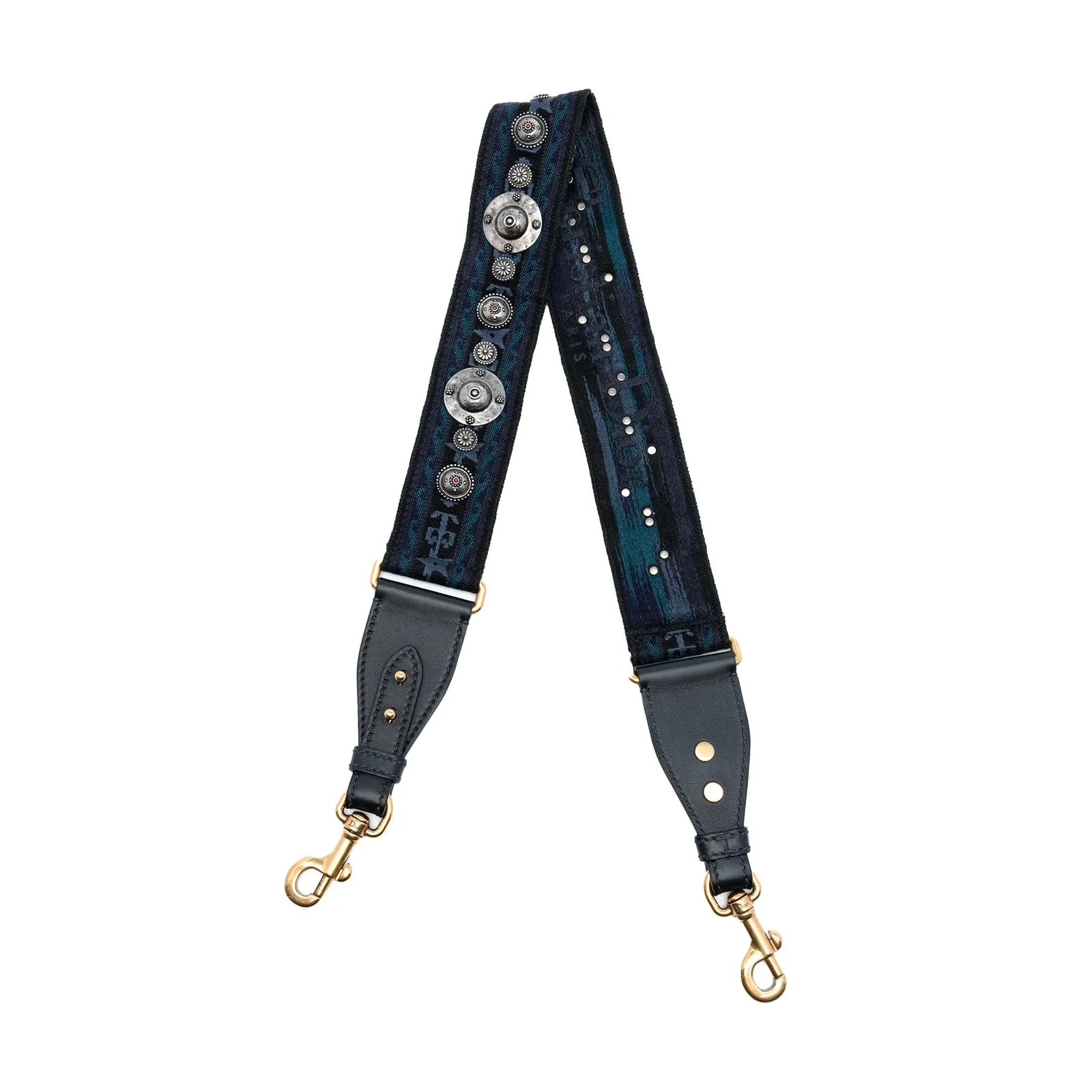 Dior — Studded Embroidered Bag Strap — Accessory — resale