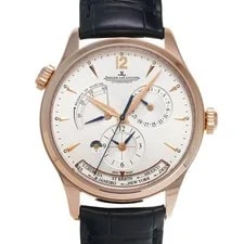 Jaeger-LeCoultre — Jaeger-LeCoultre Master GeoGraphique Q1422521 Silver Dial Pink Gold #W925 — Watch — resale