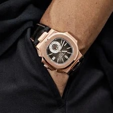 Patek Philippe Nautilus 5980R-001 Chronograph Rose Gold Brown Dial (2016) 3