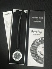 Swatch X AP Royal Pop Noir et Blanc Black White Pocket 3