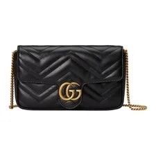 Gucci — Gucci GG Marmont Double G Logo Card Holder Two in One — Handbag — resale