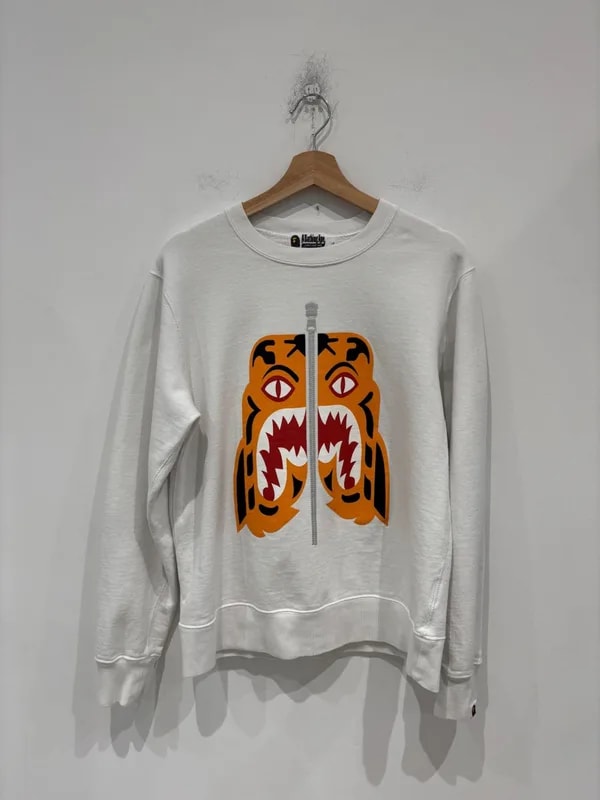 BAPE — Bape Tiger Crewneck — streetwear — resale