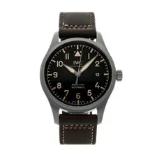 IWC — IWC Pilots Mark Xviii Heritage Titanium Auto 40mm Black Dial Strap IW3270-06 — Watch — resale