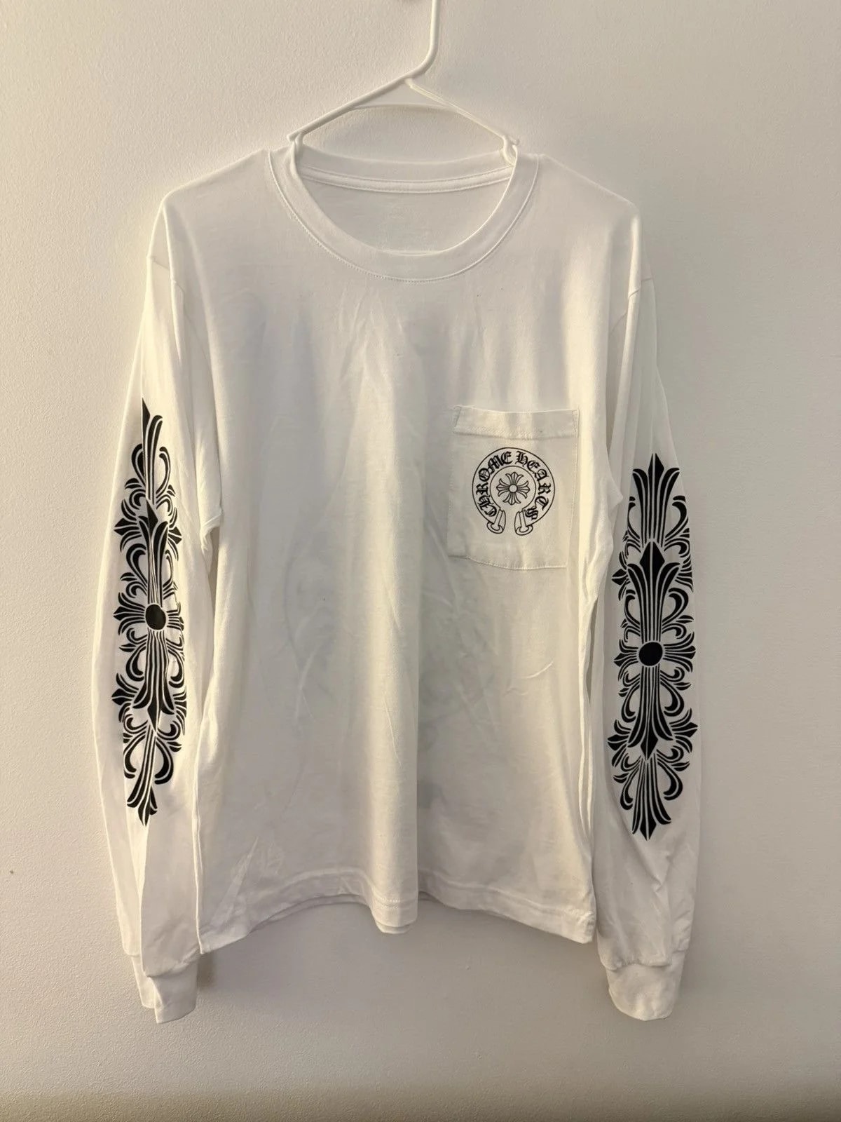 Chrome Hearts — Hearts Long Sleeve T Shirt Malibu — streetwear — resale