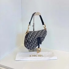 Dior Saddle Monogram Embroidered and - Excellent #W05XTQ 4