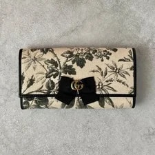 Gucci — Gucci Herbarium Long Wallet Marmont Floral — Handbag — resale