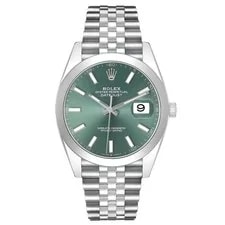 Rolex Datejust 41 Green Dial Steel 126300 Unworn 2