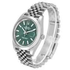 Rolex Datejust 41 Green Dial Steel 126300 Unworn 4