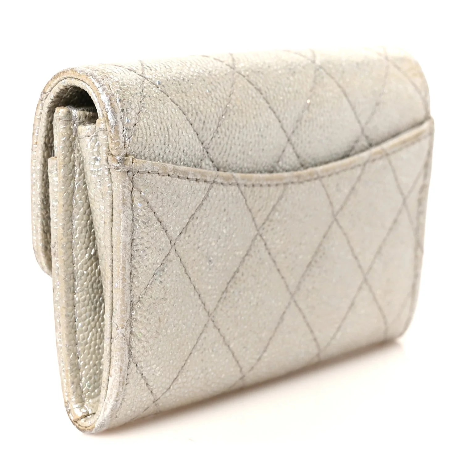 Glittered Metallic Flap Card Holder Wallet 3