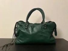 Authentic Balenciaga 2004 the City Deep C-Stamped Y2K 115748 2