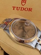 Tudor Prince Date Day 76213 Champagne Roman Dial. 18K Gold. 2020 2