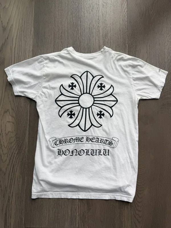 Chrome Hearts — Hearts Plus Cross Honolulu T Shirt — streetwear — resale