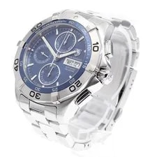 TAG Heuer Aquaracer CAF2012 44mm SS Blue Dial Automatic Chronograph #C426 2