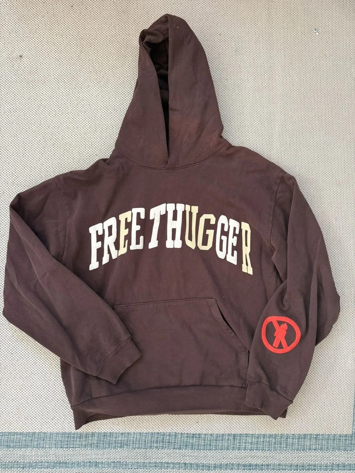 CJ X Cactus Plant Flea Market “Free Thugger” Hoodie L — streetwear — resale