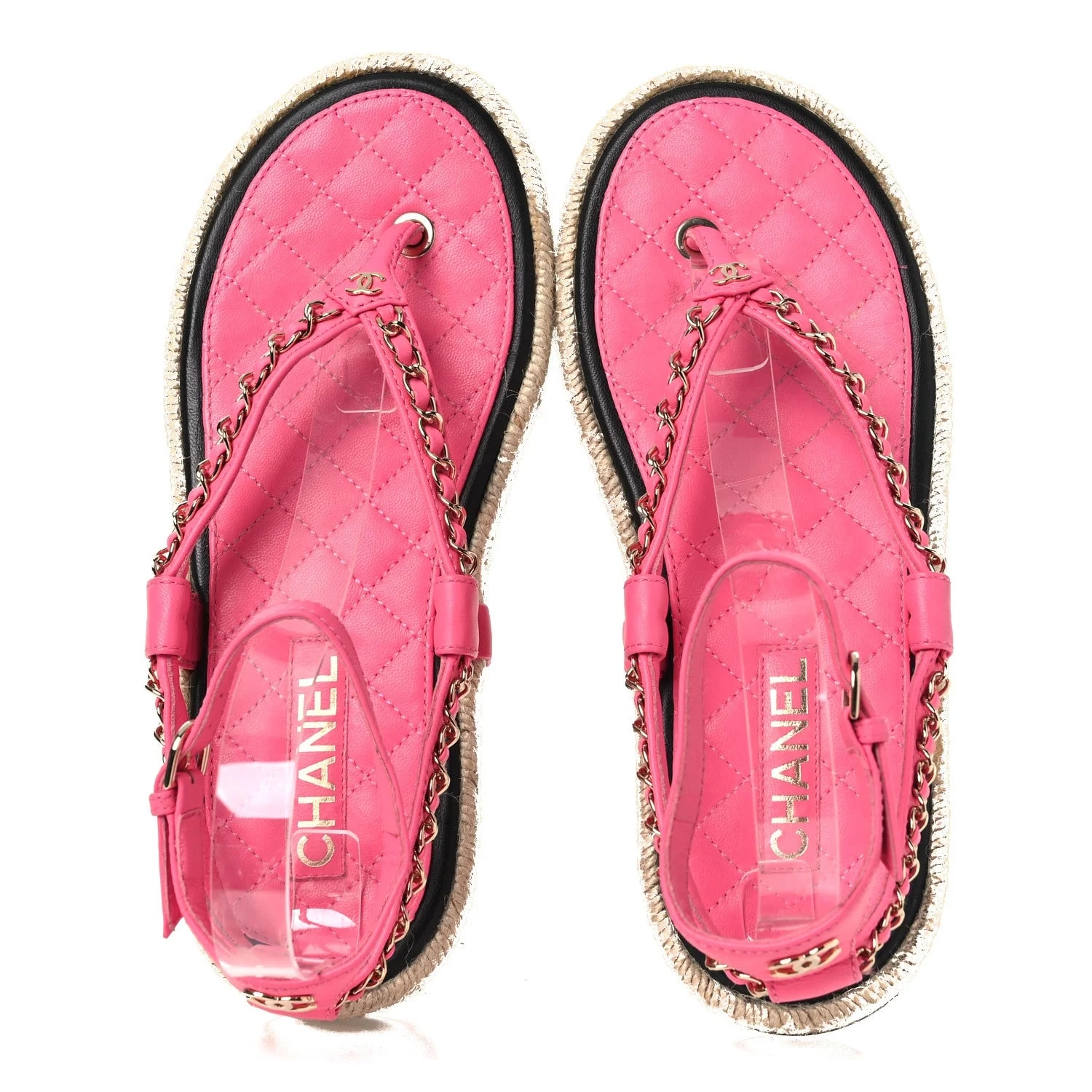 Chain CC Thong Espadrille 39 2