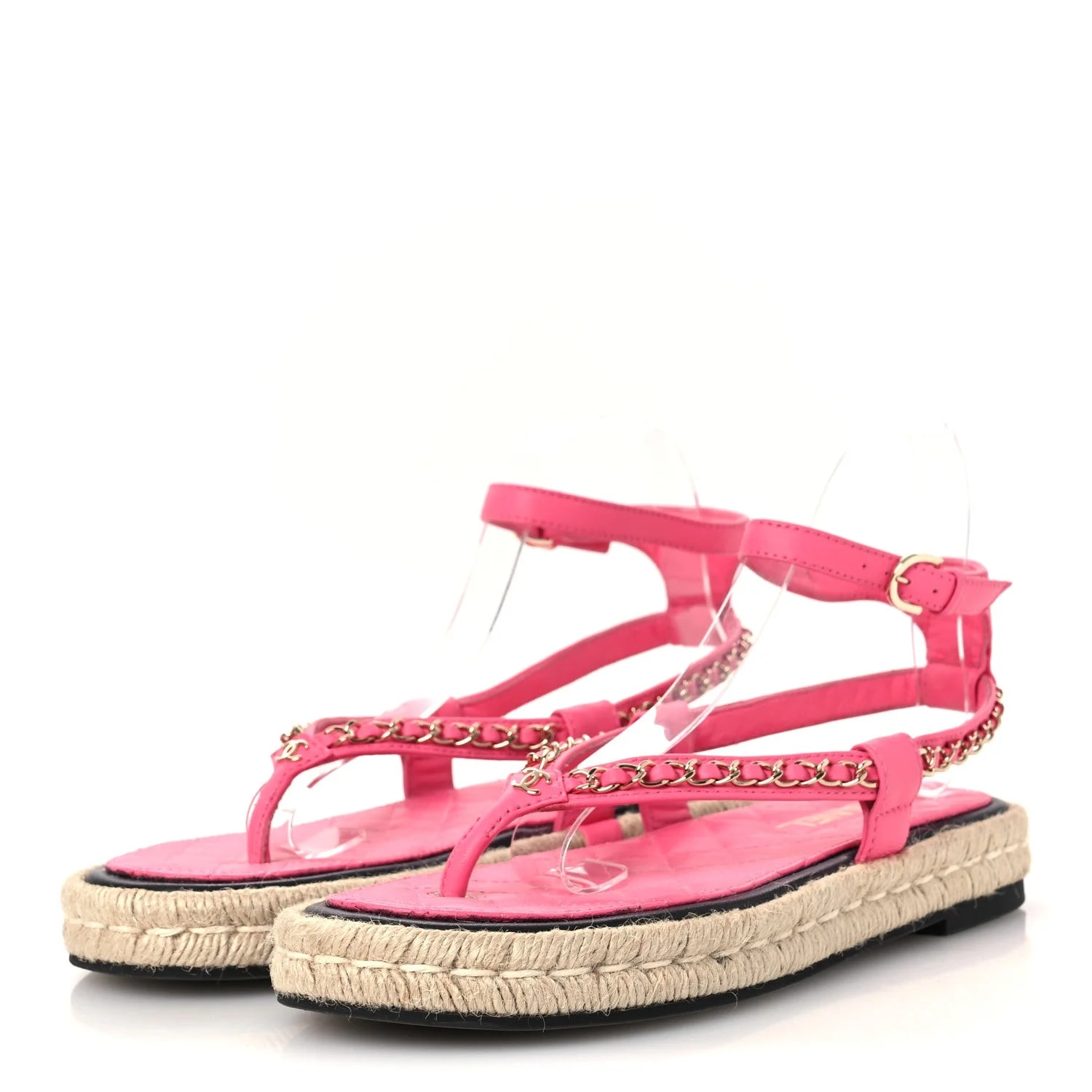 Chain CC Thong Espadrille 39 4