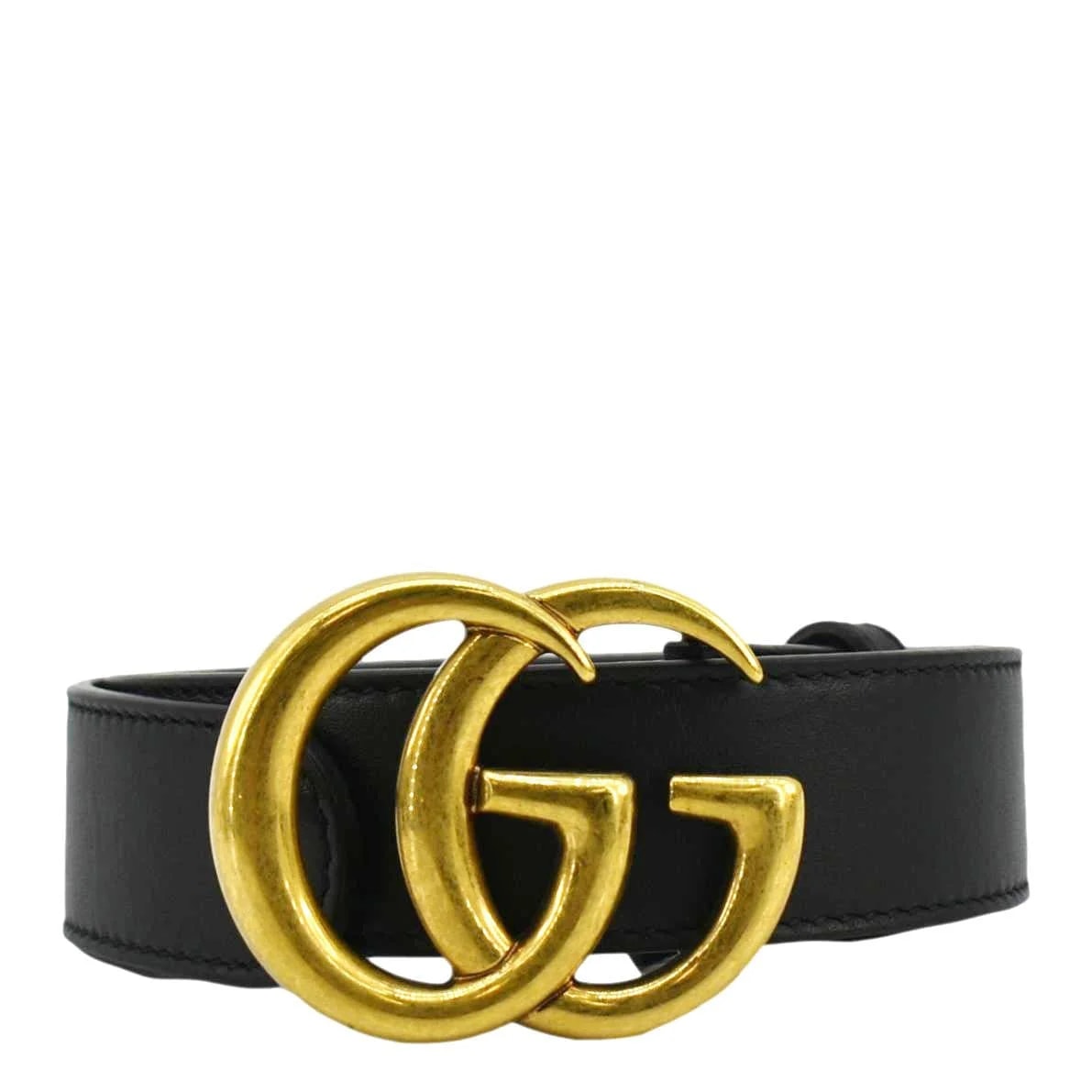 Gucci — Gucci GG Buckle Marmont Thin Belt Size 80.32 414516 — Accessory — resale