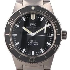 IWC — IWC 3536-001 GST Aquatimer 2000 Black Dial Titanium Mechanical Automatic — Watch — resale
