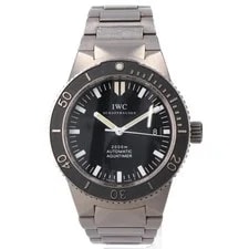 IWC 3536-001 GST Aquatimer 2000 Black Dial Titanium Mechanical Automatic 2