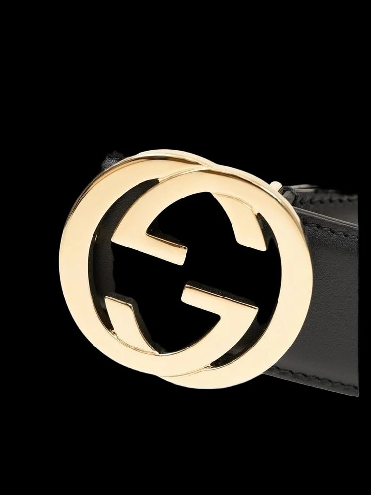 Gucci With Metal Buckle Belt — 3