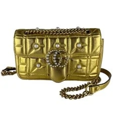 Gucci — Auth Gucci GG Marmont /Faux /Metal - z10140 — Handbag — resale
