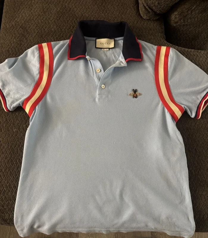 Gucci — Gucci Bee Embroiled Polo — streetwear — resale