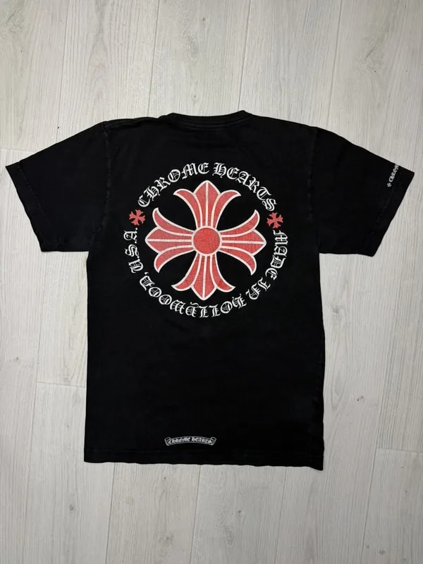 Chrome Hearts — Hearts Hollywood Plus Cross T-Shirt — streetwear — resale