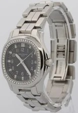 Patek Philippe Aquanaut 36mm Black Steel Automatic Diamond 5066/1A-010 3