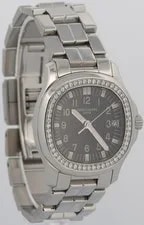 Patek Philippe Aquanaut 36mm Black Steel Automatic Diamond 5066/1A-010 4
